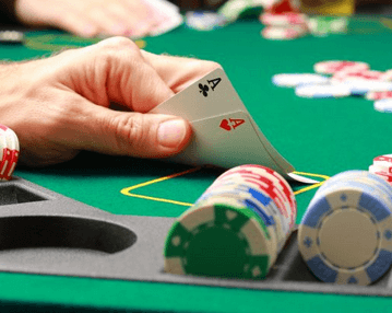 Poker Table and Chips